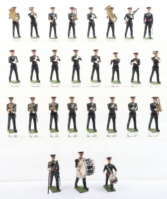 Britains set 2093, Band of the Royal Berkshire Regiment, first version metal drums 1954,