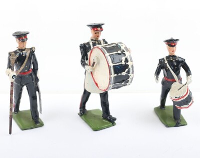 Britains set 2093, Band of the Royal Berkshire Regiment, first version metal drums 1954, - 4