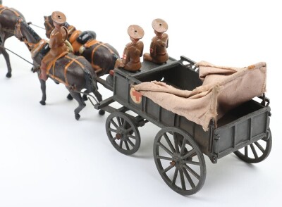 Britains set 145a, Royal Army Medical Corps four horse Ambulance Wagon, first version 1919, - 6