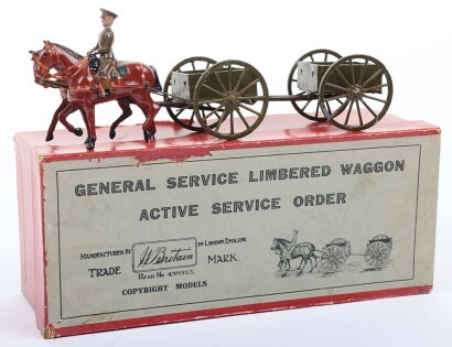 Britains boxed set 1331, General Service Limbered waggon, Active service dress, 1934,