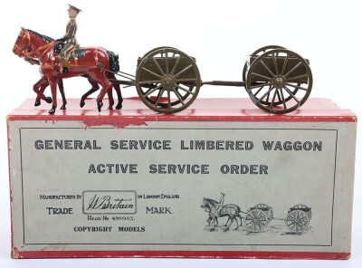 Britains boxed set 1331, General Service Limbered waggon, Active service dress, 1934, - 2