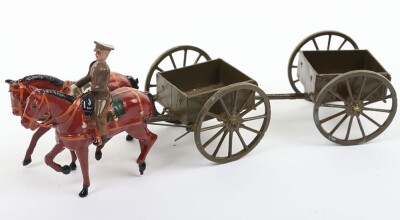 Britains boxed set 1331, General Service Limbered waggon, Active service dress, 1934, - 3
