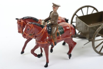 Britains boxed set 1331, General Service Limbered waggon, Active service dress, 1934, - 4