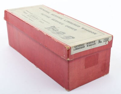 Britains boxed set 1331, General Service Limbered waggon, Active service dress, 1934, - 7