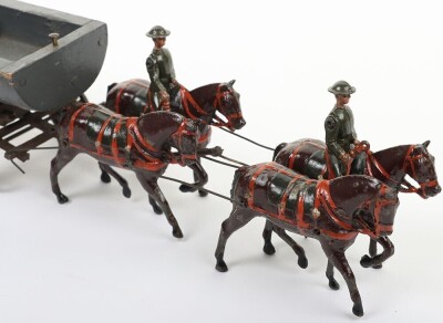 Britains very rare set 1254 Royal Engineers Pontoon Section in steel helmets, 1939, - 4