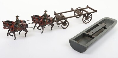 Britains very rare set 1254 Royal Engineers Pontoon Section in steel helmets, 1939, - 6