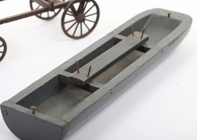 Britains very rare set 1254 Royal Engineers Pontoon Section in steel helmets, 1939, - 8