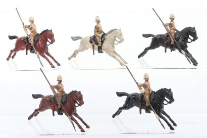 Britains set 94, 21st Lancers in Omdurman foreign service dress, second version 1903,