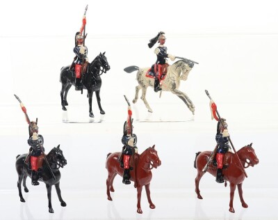Britains rare boxed set 140, French Dragons, first version 1905, - 2