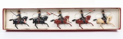 Britains boxed set 100, 21st Empress of India&rsquo;s Lancers review order, third version 1930s, - 2