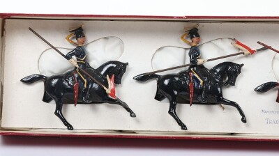 Britains boxed set 100, 21st Empress of India&rsquo;s Lancers review order, third version 1930s, - 3