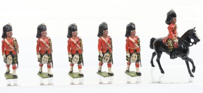 Britains set 437, Officers of the Gordon Highlanders, 1936,