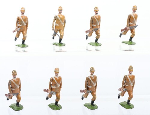 Britains set 96, York and Lancaster Regiment in Active Service &lsquo;Omdurman&rsquo; uniform, first version 1899,
