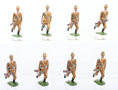 Britains set 96, York and Lancaster Regiment in Active Service &lsquo;Omdurman&rsquo; uniform, first version 1899,