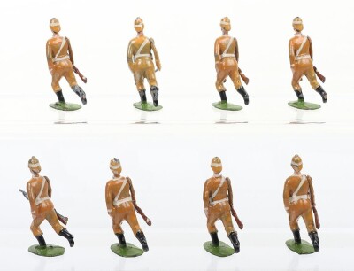 Britains set 96, York and Lancaster Regiment in Active Service &lsquo;Omdurman&rsquo; uniform, first version 1899, - 4