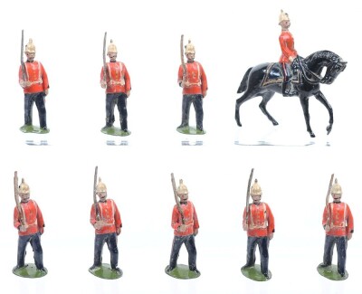 Britains boxed set 36, The Royal Sussex Regiment 35th & 107th foot, first version 1900, - 2