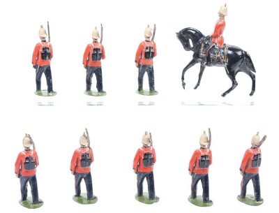 Britains boxed set 36, The Royal Sussex Regiment 35th & 107th foot, first version 1900, - 3