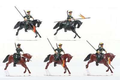 Britains boxed set 136, Russian Cavalry Cossacks, second version 1930, - 2
