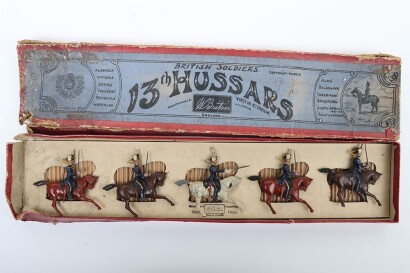 Britains boxed set 99, 13th Hussars, 1930s,