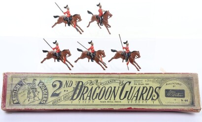 Britains boxed set 44, 2nd Dragoon Guards with Trumpeter, second version 1901-10,