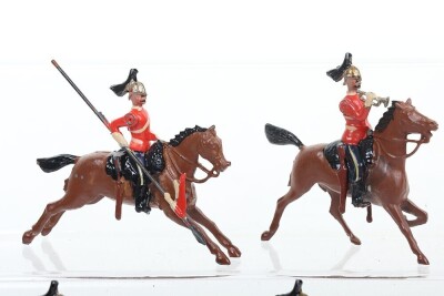 Britains boxed set 44, 2nd Dragoon Guards with Trumpeter, second version 1901-10, - 3