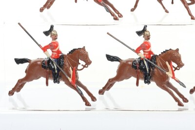 Britains boxed set 44, 2nd Dragoon Guards with Trumpeter, second version 1901-10, - 4