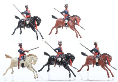 Britains boxed set 46 &lsquo;Sons of the Empire&rsquo; 10th Duke of Cambridge&rsquo;s Own Bengal Lancers, 1896 unmarked first version, - 2
