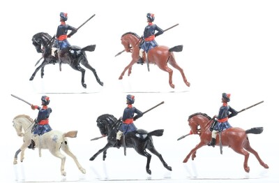 Britains boxed set 46 &lsquo;Sons of the Empire&rsquo; 10th Duke of Cambridge&rsquo;s Own Bengal Lancers, 1896 unmarked first version, - 3