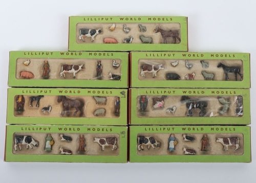 Seven Britains Lilliput World Models Boxed Farm figures & Animal Sets