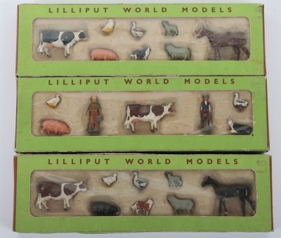 Seven Britains Lilliput World Models Boxed Farm figures & Animal Sets - 4