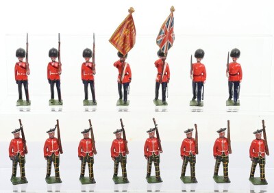 Britains set 460, Scots Guards Colour Party - 2