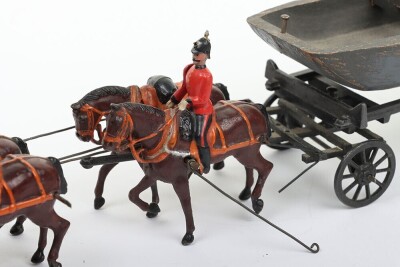 Britains set 203, Royal Engineers Pontoon Section with Pontoon Wagon FIRST VERSION - 4