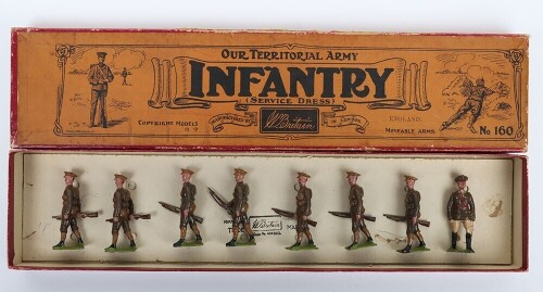 Britains set 160 Territorial Infantry in Service Dress