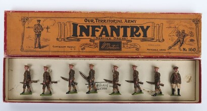 Britains set 160 Territorial Infantry in Service Dress