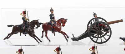 Britains two horse drawn gun teams, - 2