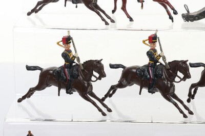 Britains two horse drawn gun teams, - 3