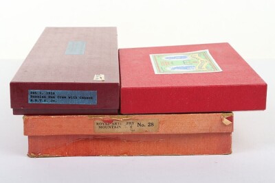 Britains boxed set 28 Royal Artillery Mountain gun, post-war, - 5