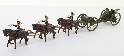 Britains set 2077, Royal Horse Artillery Gun Team at the walk, 1953-59,