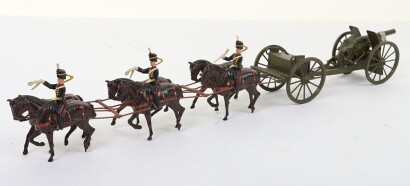Britains set 2077, Royal Horse Artillery Gun Team at the walk, 1953-59,