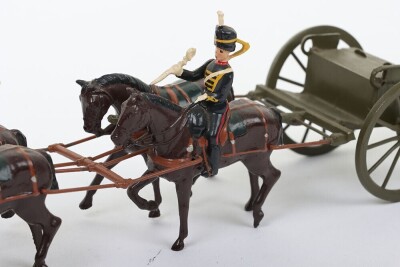 Britains set 2077, Royal Horse Artillery Gun Team at the walk, 1953-59, - 4