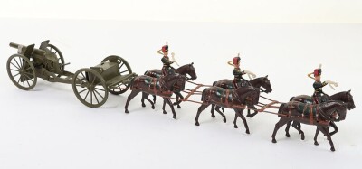 Britains set 2077, Royal Horse Artillery Gun Team at the walk, 1953-59, - 5