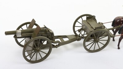 Britains set 2077, Royal Horse Artillery Gun Team at the walk, 1953-59, - 6
