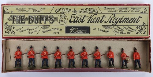 Britains set 16, East Kent Regiment &lsquo;The Buffs&rsquo;, 1900,