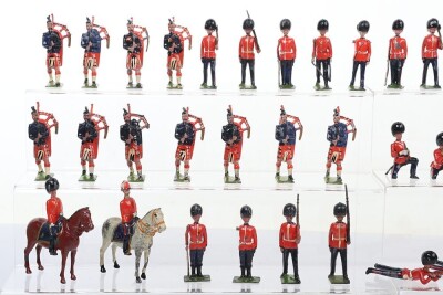 Britains from set 130 Scots Guards, various versions, - 2