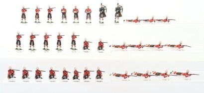Britains from set 9334, Cameron Highlanders firing, 1960-66,