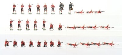 Britains from set 9334, Cameron Highlanders firing, 1960-66,