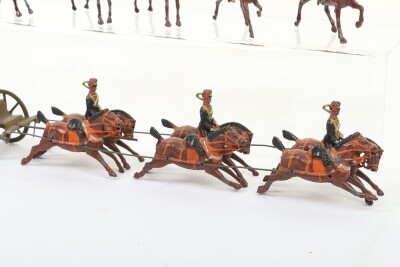 Britains small size set 125b Royal Horse Artillery, review dress, 1906, - 4