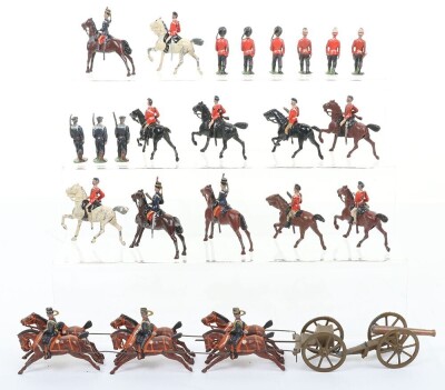 Britains small size set 125b Royal Horse Artillery, review dress, 1906, - 6