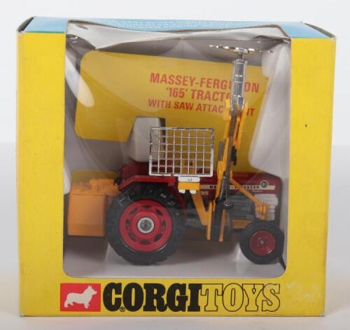 Corgi Toys Massey Ferguson 165 Tractor With Saw Attachment