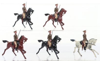 Britains set 159, Territorial Yeomanry, 1925 version,